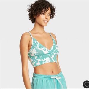 COLSIE | TARGET Tie Dye Cross Front Unlined Bralette Women’s Size Large
